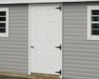 Single and Double Fiberglass and Wooden Doors with Windows amish made Sheds Garages