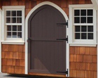 Single and Double Fiberglass and Wooden Doors with Windows amish made Sheds Garages