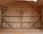 interior options for amish made sheds