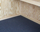 flooring options for amish made sheds