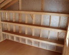 interior storage options for amish made sheds